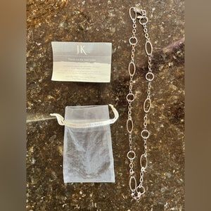 Jewel Kade Fancy Oval Twist Gunmetal Necklace - 30 inches